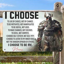 Viking Metal Sign Viking I Choose