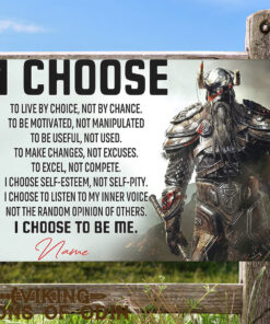 Viking Metal Sign Viking I Choose