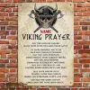 Viking Metal Sign Viking Prayer