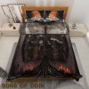 Viking Bedding Set Ship Moon Raven