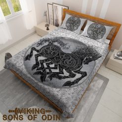 Viking Bedding Set Sleipnir Odin Rune