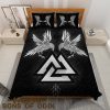 Viking Bedding Set Raven Valknut Meaning