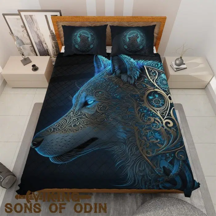 Viking Bedding Set Wolf Fenrir