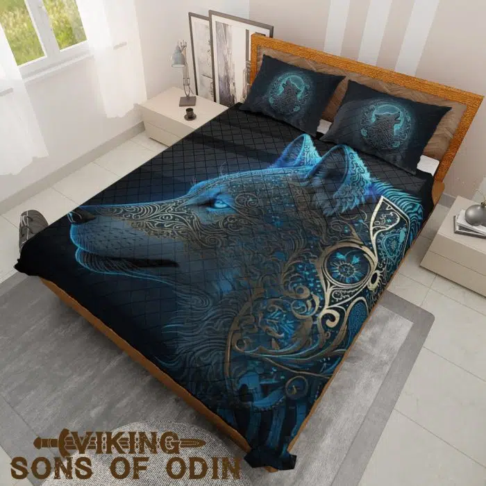 Viking Bedding Set Wolf Fenrir