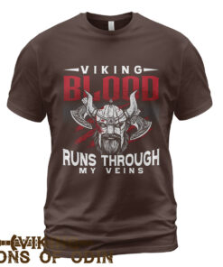 Viking Shirt Viking Blood Runs Through My Veins