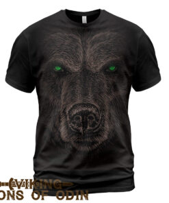 Viking Shirt Wolf 3D