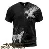 Viking Shirt Wolf Raven