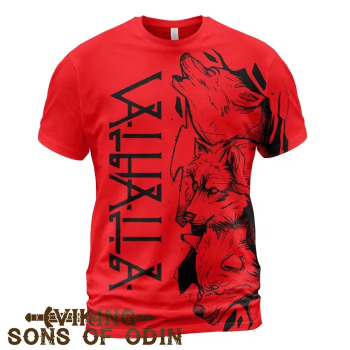 Viking Shirt Wolf Valhalla