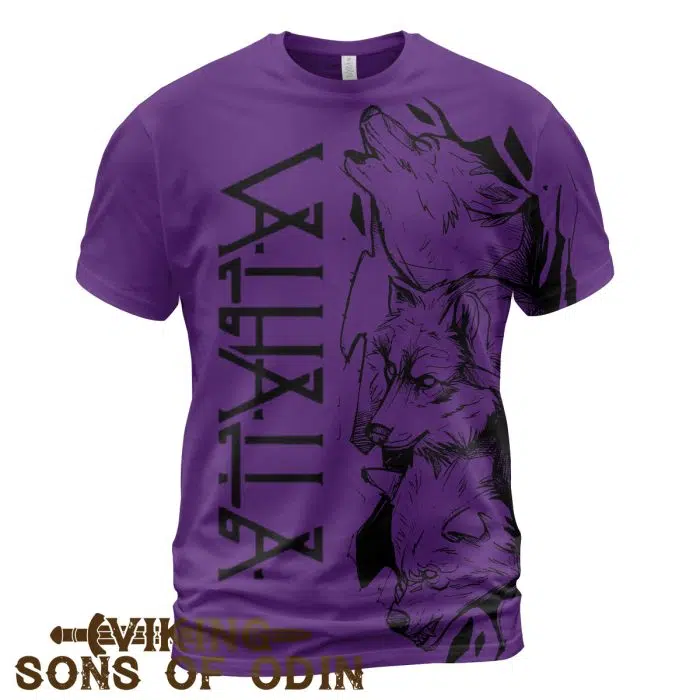 Viking Shirt Wolf Valhalla