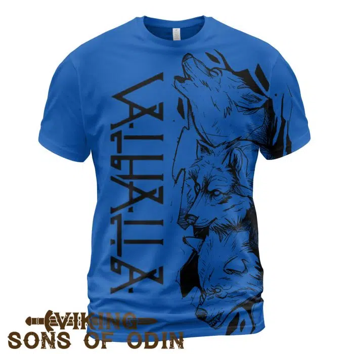 Viking Shirt Wolf Valhalla