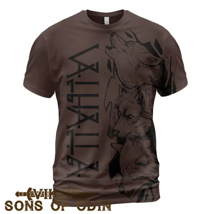 Viking Shirt Wolf Valhalla