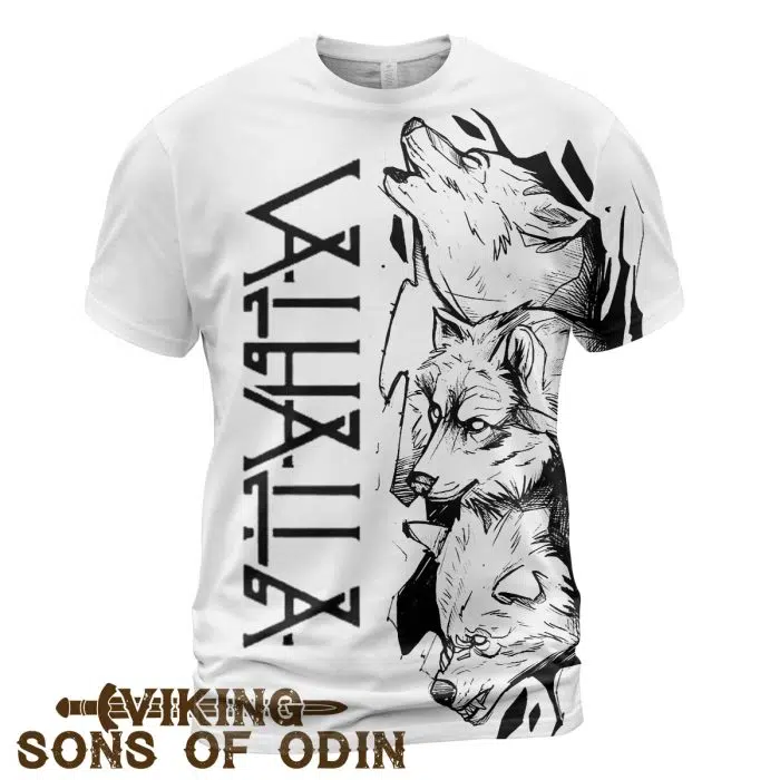 Viking Shirt Wolf Valhalla