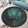 Viking Round Carpet Deer
