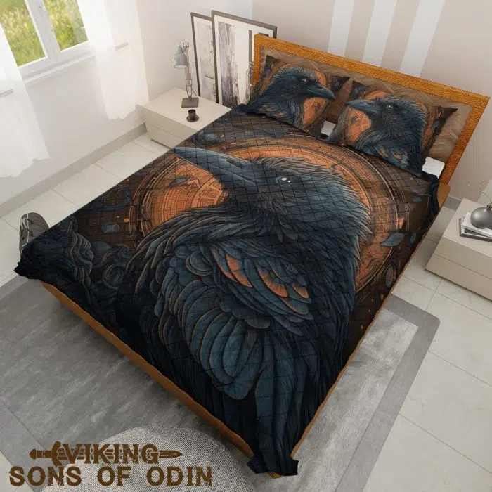 Viking Bedding Set Raven