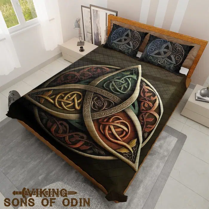 Viking Bedding Set Three Of Life Vegvisir