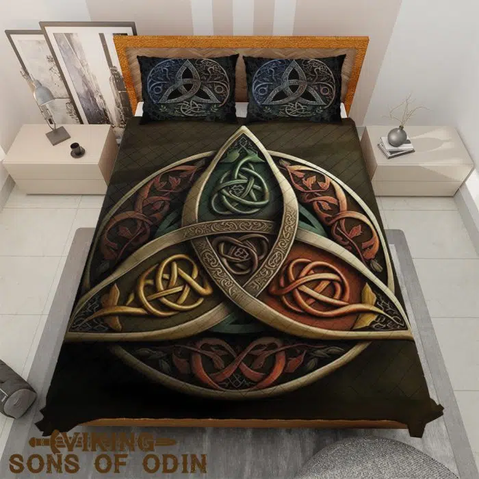 Viking Bedding Set Three Of Life Vegvisir