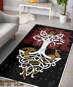 Viking Rug Sacred Tree of Life Yggdrasil