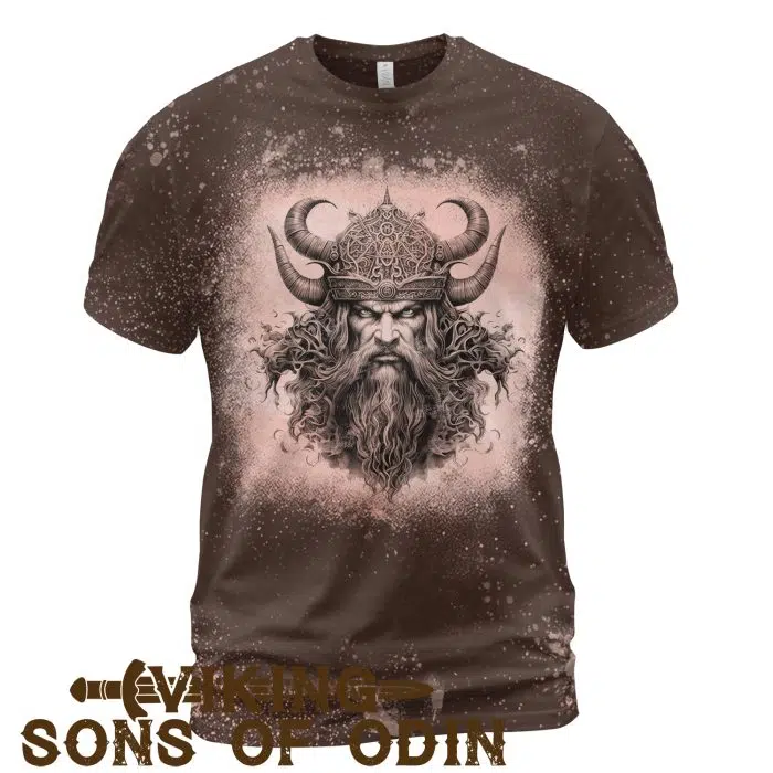 Viking Bleached T-Shirt Odin