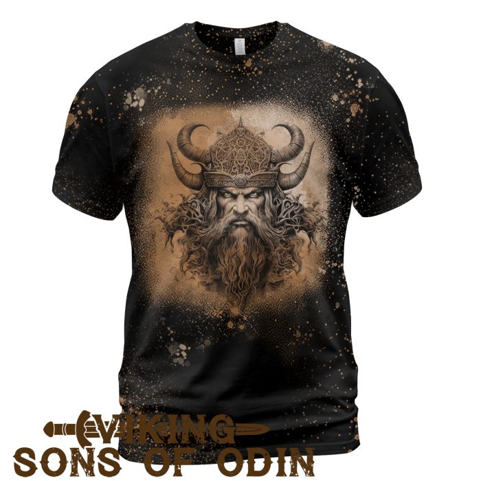 Viking Bleached T-Shirt Odin