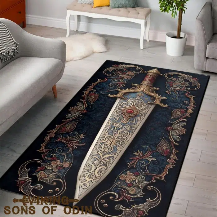 Viking Rug Sword Celtic