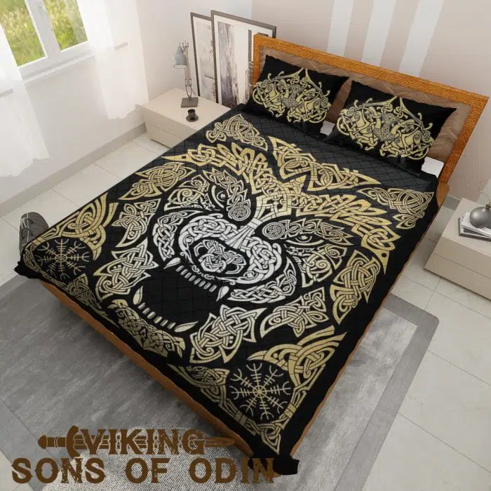 Viking Bedding Set Wolf