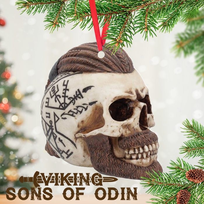 Viking Christmas Ornaments Viking Skull