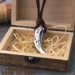Viking Necklaces Norse Mythology Wolf Fang Tooth Spike