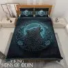 Viking Bedding Set Wolf Celtics Skoll and Hati