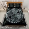 Viking Bedding Set Wolf Celtics Skoll and Hati Odin