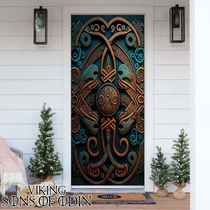 Viking Door Cover Celtics Symbol