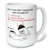 Viking Mug Funny personalized boyfriend gift girlfriend Mug What is the first thing you do when you wake up Valentine