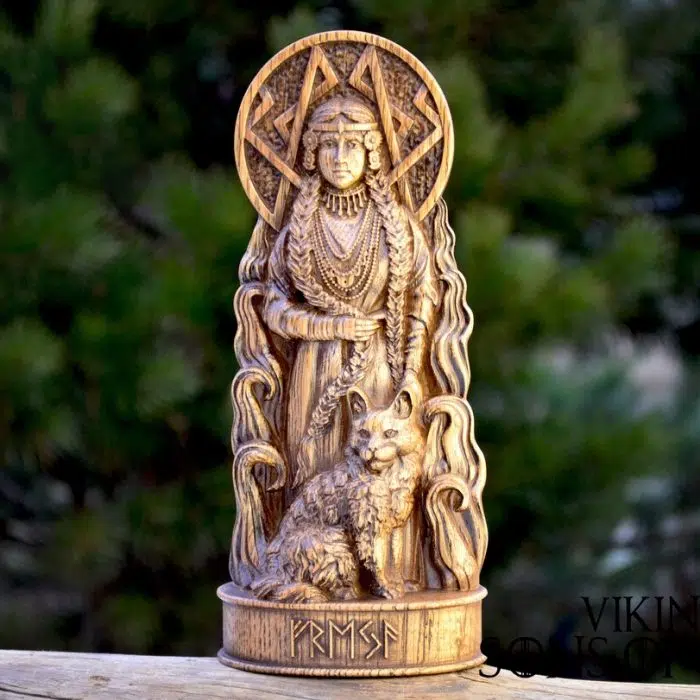 Viking Decorate Wooden Handcrafted Freya Freyja