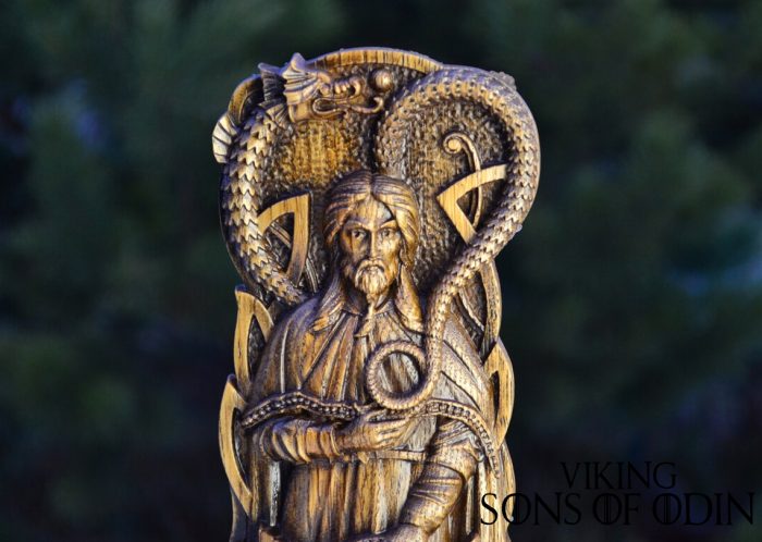 Viking Decorate Wooden Handcrafted Loki