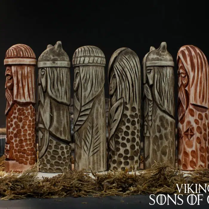 Viking Decorate Wooden Handcrafted Scandinavian Gods Norse goddess Odin Thor Tyr Loki Freyja Eir