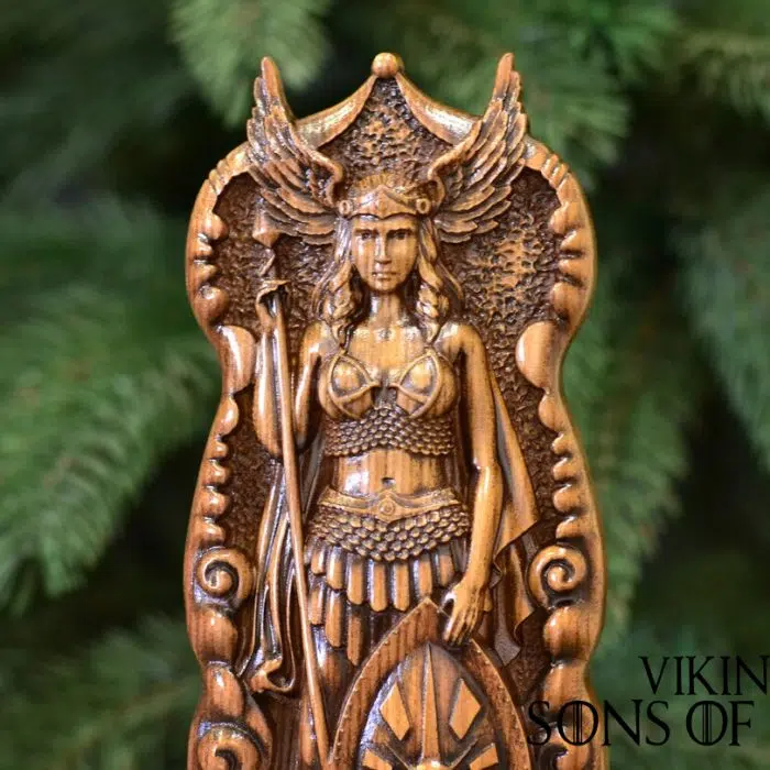 Viking Decorate Wooden Handcrafted Valkyrie