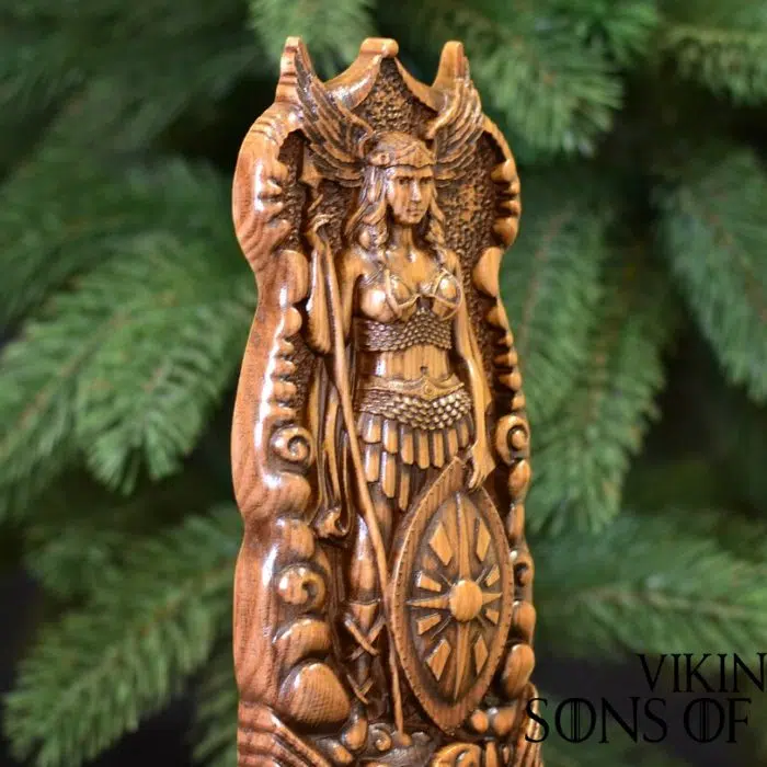 Viking Decorate Wooden Handcrafted Valkyrie