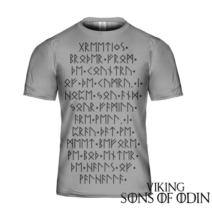 Viking Shirt Scandinavia Rune