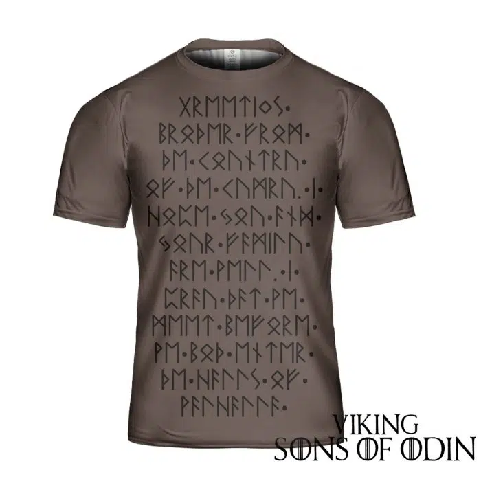 Viking Shirt Scandinavia Rune