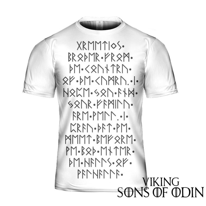 Viking Shirt Scandinavia Rune