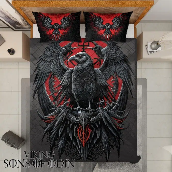 Viking Bedding Set Raven