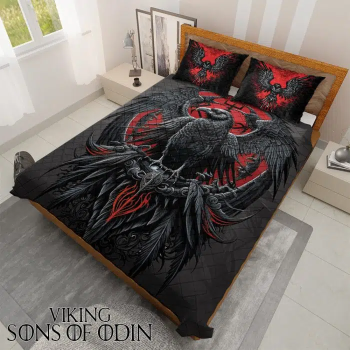 Viking Bedding Set Raven