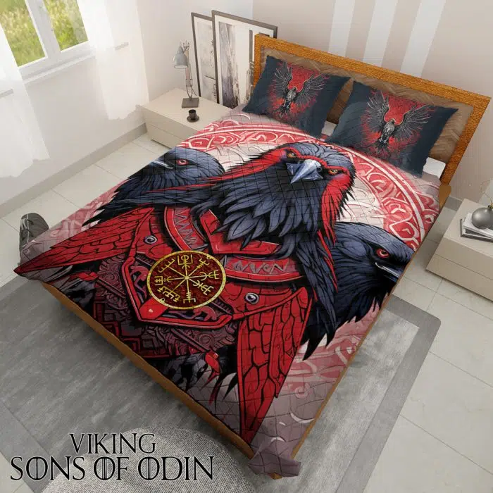 Viking Bedding Set Raven