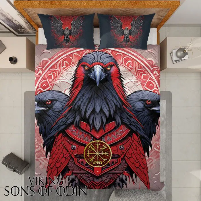 Viking Bedding Set Raven