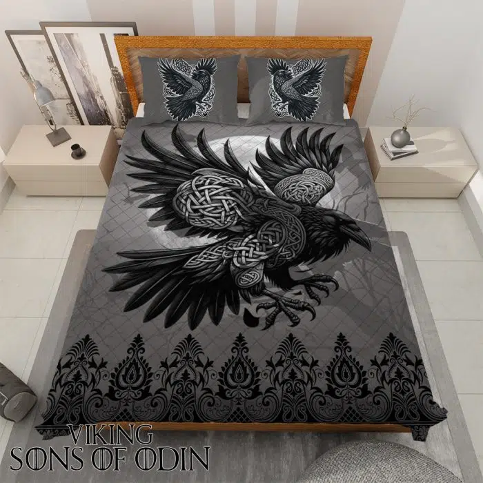 Viking Bedding Set Raven