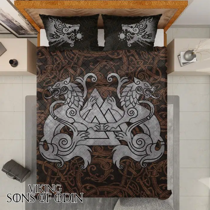 Viking Bedding Set Skoll and Hati