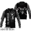 Viking Hoodie Skull Valhalla