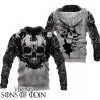 Viking Hoodie Skull Valknut