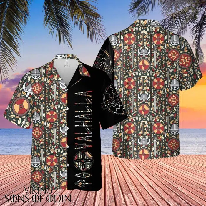 Viking Hawaiian Shirt To Valhalla