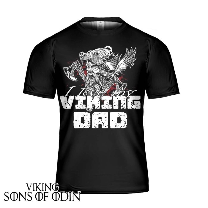 Viking Shirt I Love My Viking Dad Father's Day