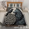 Viking Bedding Set Raven Wolf